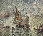 Paul Signac, Green Sailboat